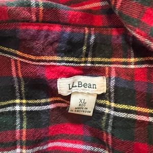 Ll bean flannel